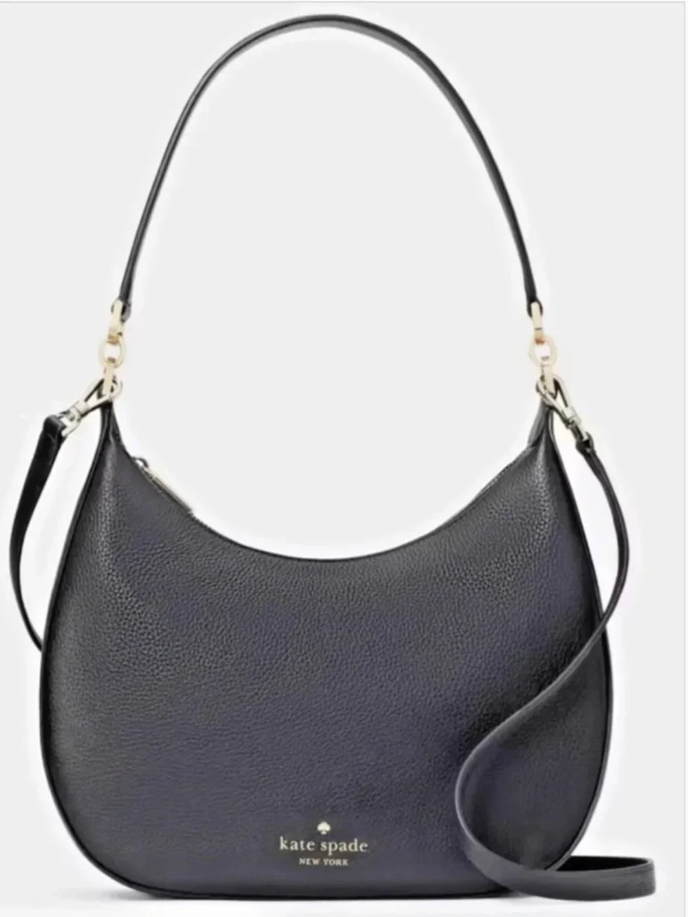 NEW Kate Spade Kristi Black Shoulder Bag with original brown dust bag